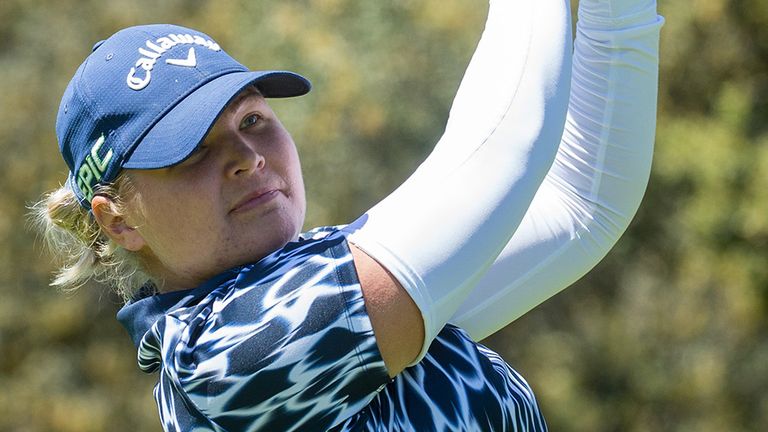 Tia Koivisto started the weekend with a one-shot lead