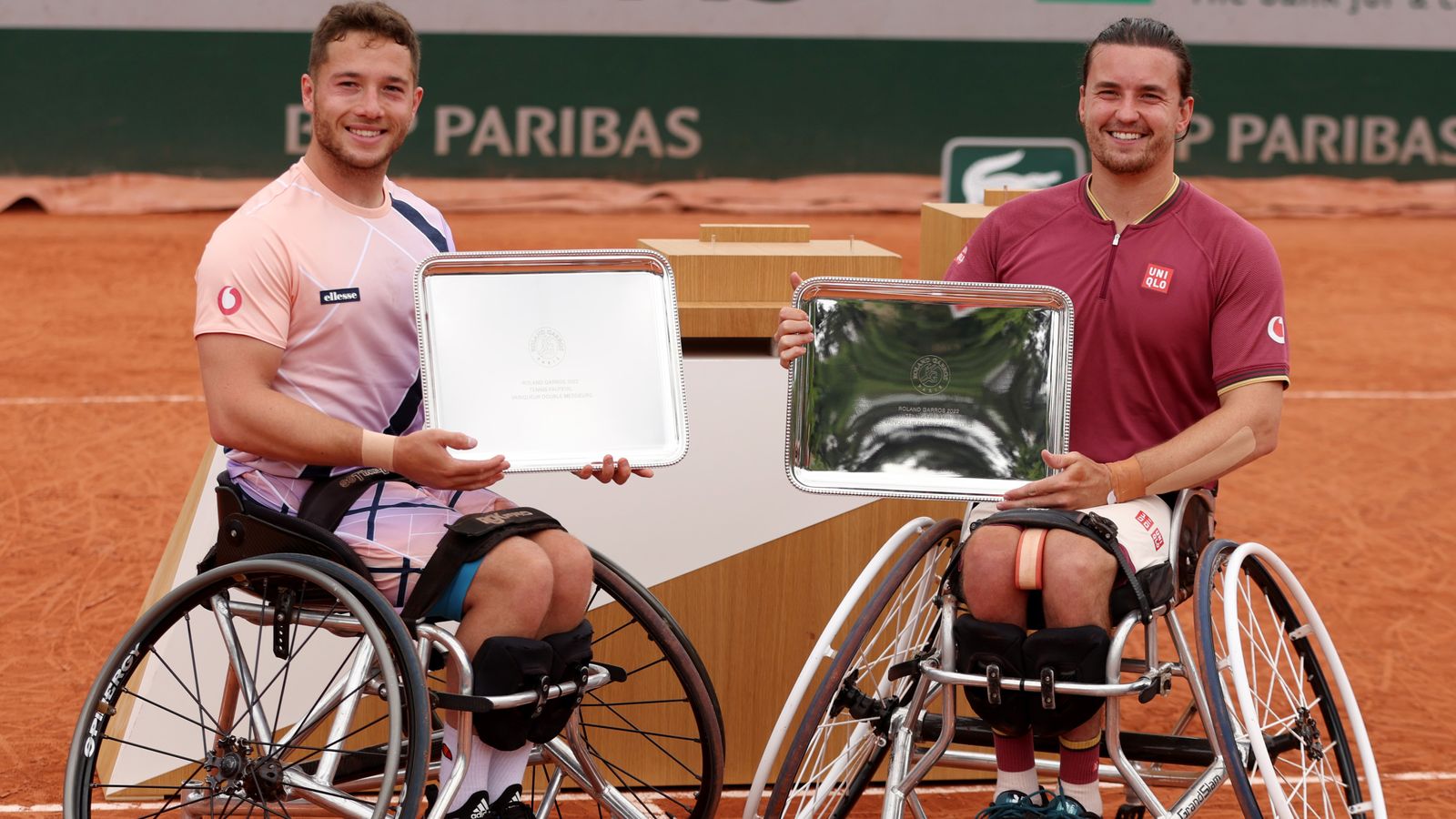 French Open: Alfie Hewett and Gordon Reid win men’s wheelchair doubles title