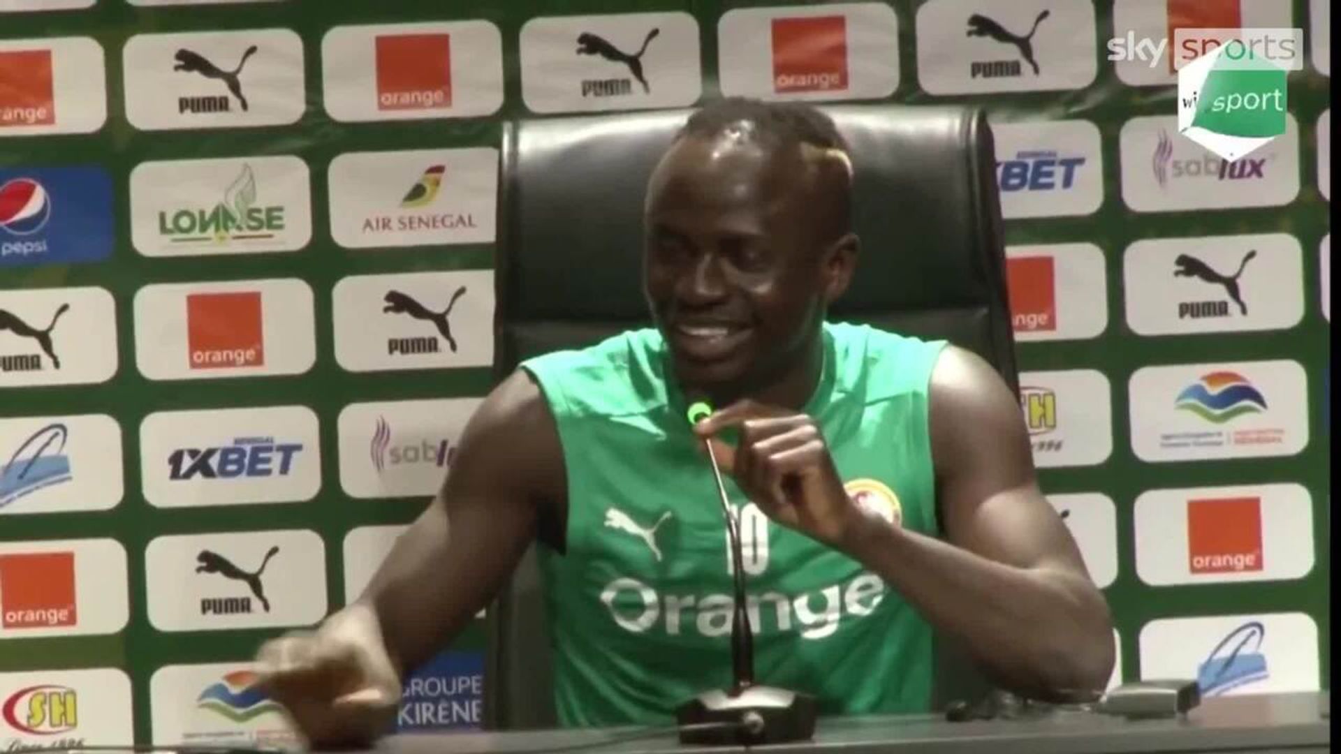 Watch Mane discuss his Liverpool future and hint at exit