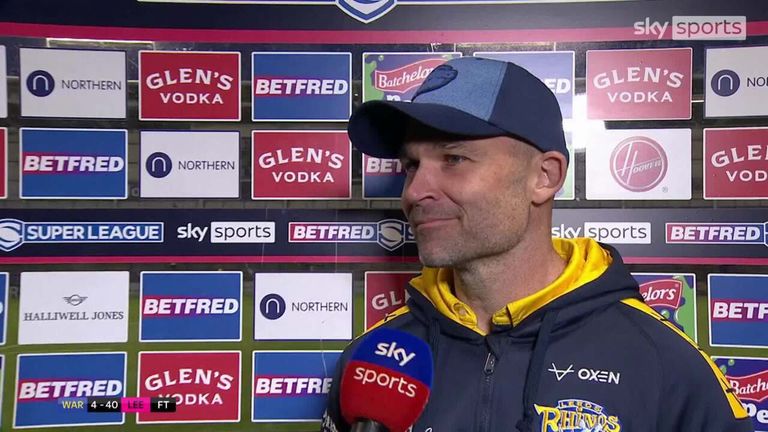 Leeds Rhinos head coach Rohan Smith said that he's enjoyed the short time he's had with the club so far after they coasted to a win over Warrington Wolves