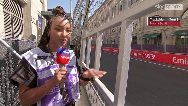 Naomi Schiff is trackside at Turn 8 to take a closer look the challenges of the Baku street circuit