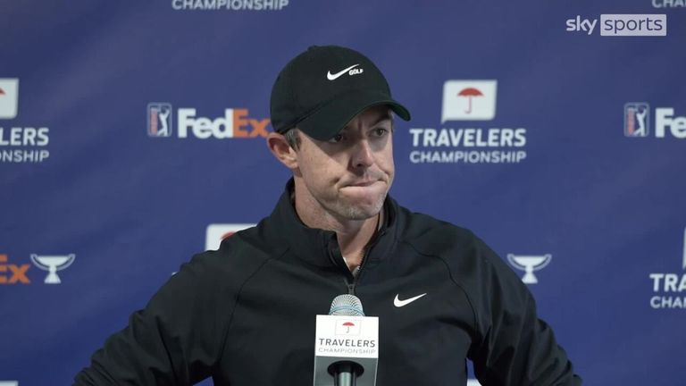 Former world number one Rory McIlroy says he was surprised by Brooks Koepka's decision to join the Saudi-backed LIV Invitational series