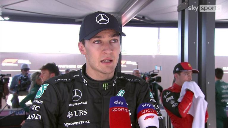 George Russell was pleased with the pace of his Mercedes, but says they are yet to fully resolve their porpoising issues.