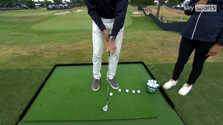 Brad Faxon analyses Matt Fitzpatrick's unique and awkward chipping style ahead of his final round at the US Open