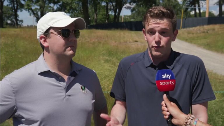 Hubo una reacción mixta a la serie de golf LIV por parte de los fanáticos en el US Open en Brooklyn.