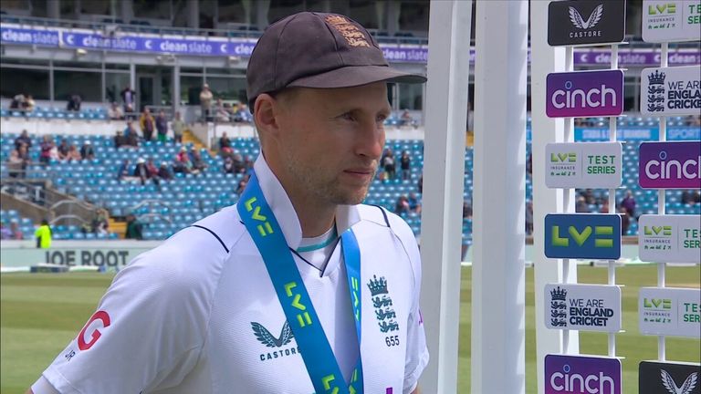 Joe Root told Michael Atherton that it is important that England enjoy the series victory over New Zealand.