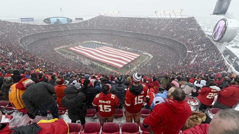 KANSAS CITY: Das Arrowhead Stadium ist die Heimspielstätte der Kansas City Chiefs (NFL). Kapazität: 76.640.