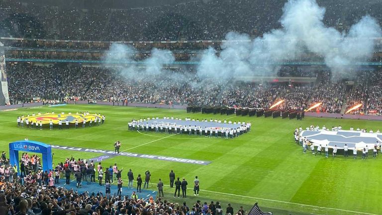 MONTERREY (MEXIKO): Das Estadio BBVA ist die Heimspielstätte des Fussball-Klubs Monterrey CF. Kapazität: 53.460.