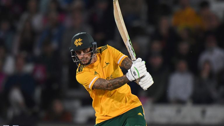 Hales out for golden duck as Yorkshire overcome Nottinghamshire in Blast