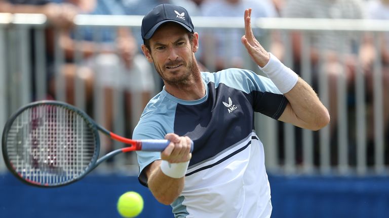 Murray last won a tournament on grass in 2016