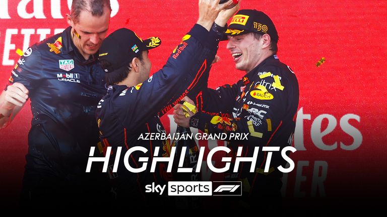 Watch the highlights of the Azerbaijan GP from the Baku City Circuit