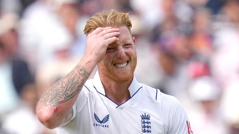 Ben Stokes is leading England in his first Test match as their full-time captain