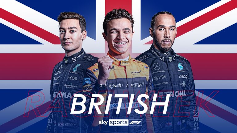 Watch the British Grand Prix live on Sky Sports this weekend
