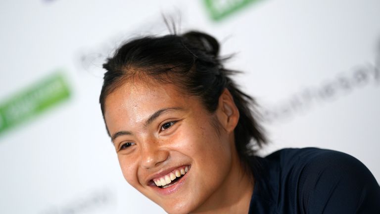 Raducanu says she is enjoying her tennis despite not having the greatest time on the court since her incredible US Open victory last year, as she looks ahead to the grass-court season