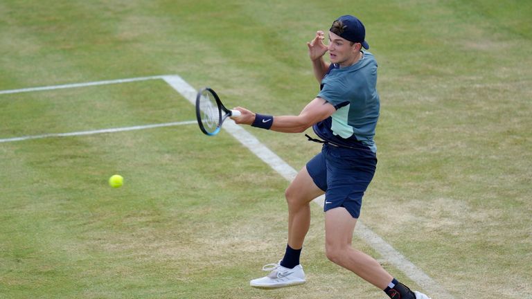 Jack Draper took a set off Novak Djokovic in the first round of Wimbledon last year