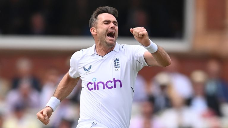 James Anderson was on song as he returned the England XI