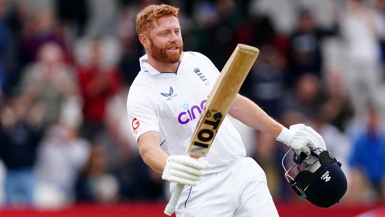 Bairstow hit a huge six seal the win for England in Leeds