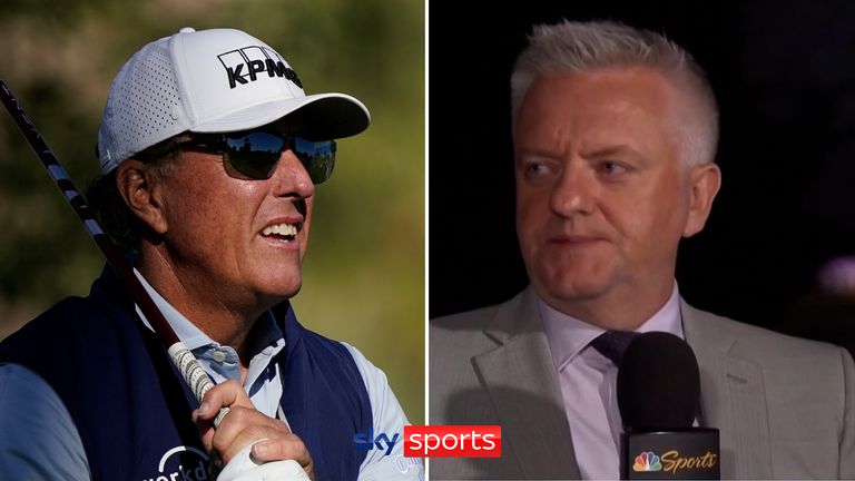 Golf Channel's Eamon Lynch says Phil Mickelson is 'eager to cash his conscience for a cheque' after announcing he'll play in the LIV Tour and would probably enjoy the circus if he plays at the US Open next week. 