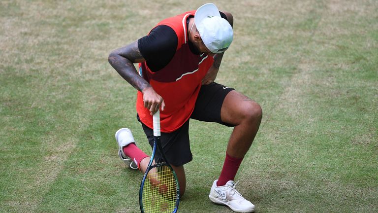Kyrgios' run in Halle ended in the last four