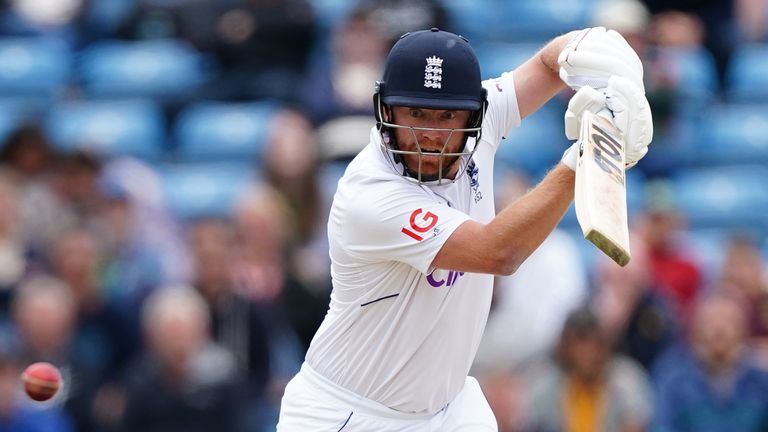 Bairstow added a searing 44-ball 71st to his first inning century