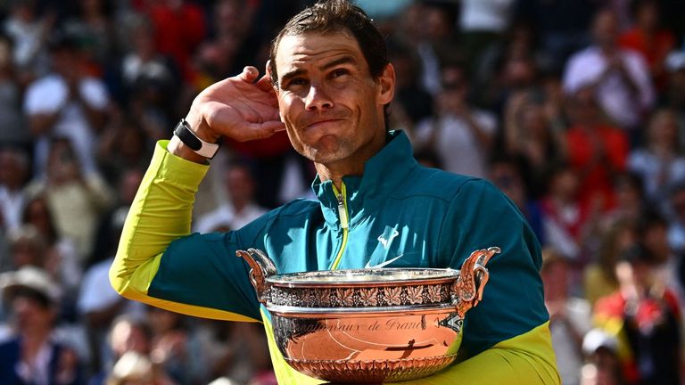 Nadal won a record-extending 14th title at Roland Garros earlier this month