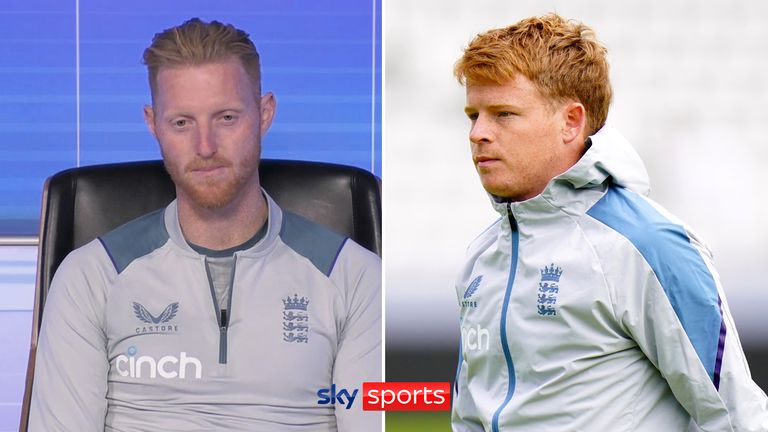 England captain Ben Stokes speaks about the batting order, what debutant Matthew Potts will bring and having Stuart Board and James Anderson back