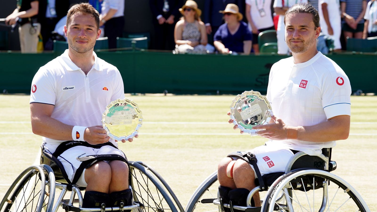 Wimbledon：イギリスのAlfie HewettとGordon Reidは、車椅子ダブルス決勝戦で敗北した後、11連続グランドスラムタイトルを拒否しました。 テニスニュース