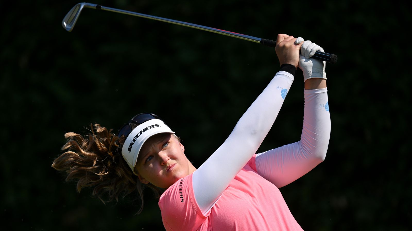 Evian Championship: Brooke Henderson makes history with second successive 64 to take lead