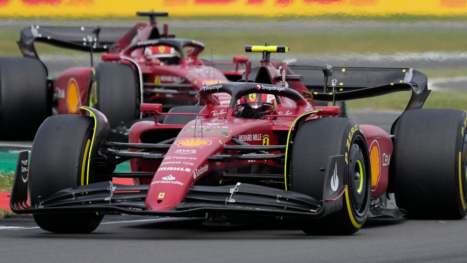 British GP: Carlos Sainz wins incredible race, Lewis Hamilton third after huge Zhou Guanyu crash