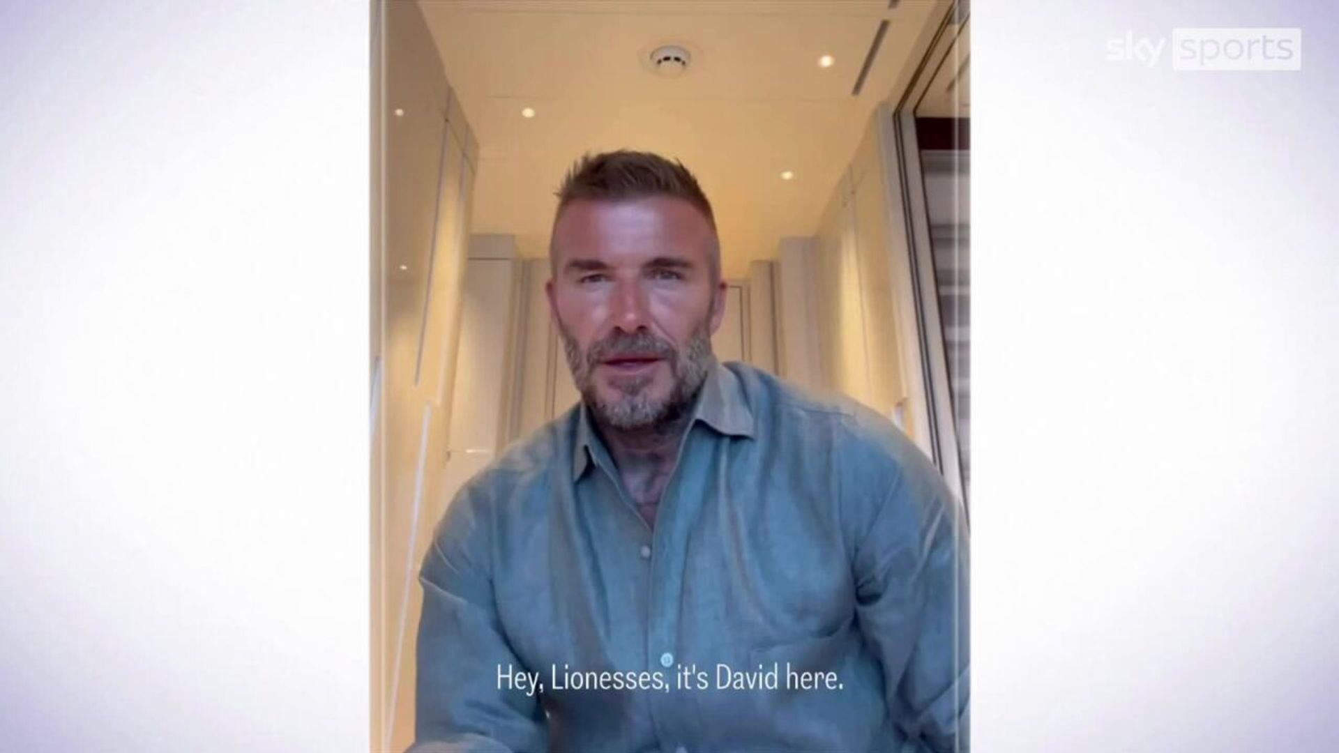 Beckham sends Lionesses good luck message for semi-final