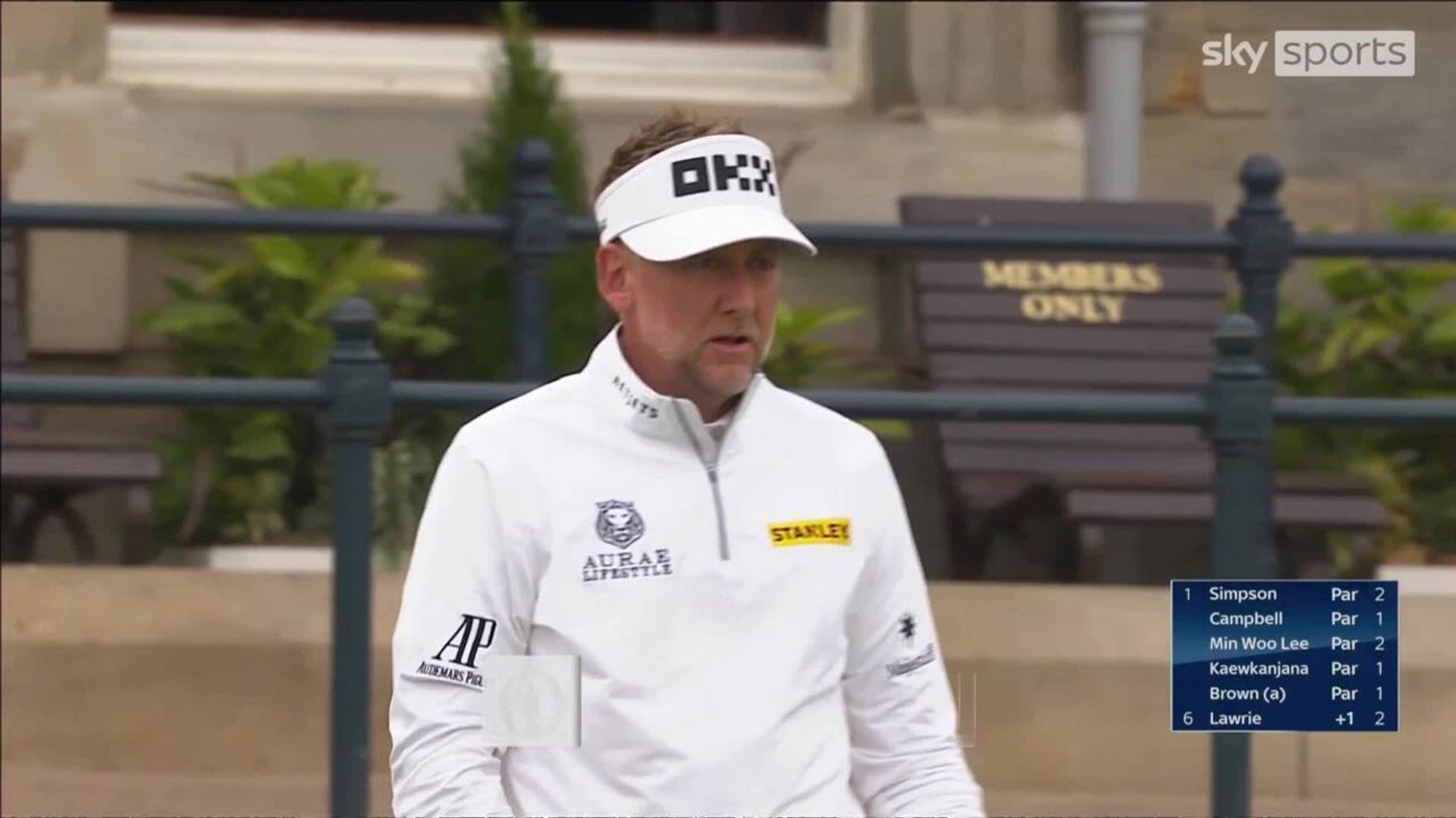 Poulter booed on opening tee