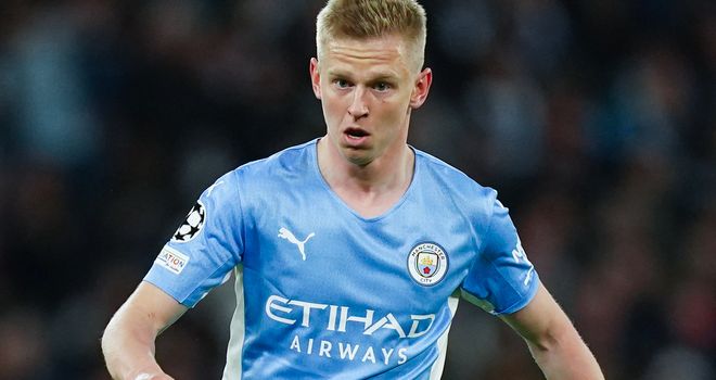 Pep Guardiola thanks Oleksandr Zinchenko for his efforts before Arsenal  move