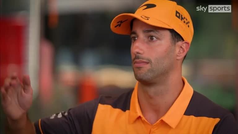 McLaren's Daniel Ricciardo speaks to Ted Kravitz to dismiss speculation about his future with the team.