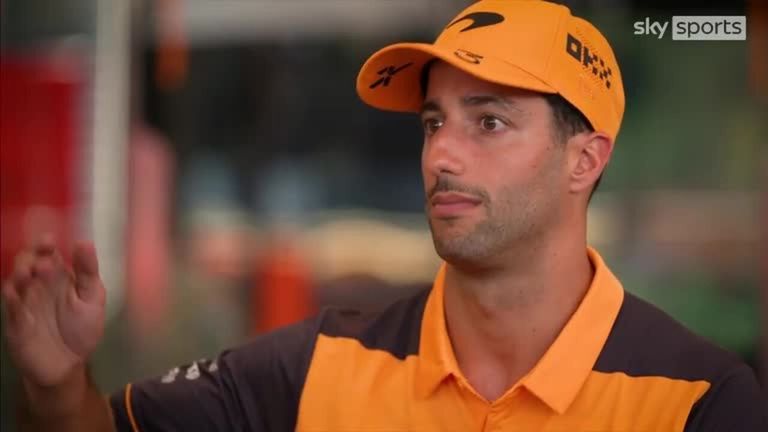 McLaren’s Daniel Ricciardo speaks to Ted Kravitz to dismiss speculation surrounding his future with the team.