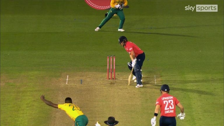 Take a look at Jonny Bairstow's own version of the nutmeg!