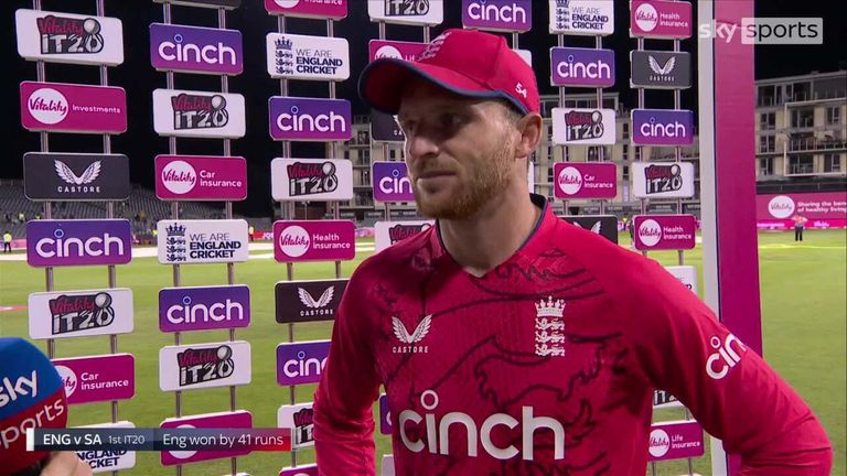 Captain Jos Buttler says England put in a 'complete performance' in the first T20 at Bristol