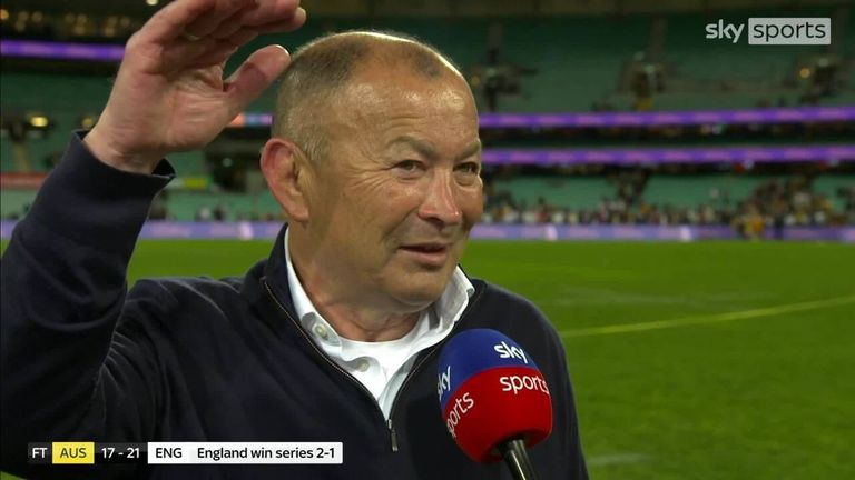 England head coach Eddie Jones says that his young team's series win over Australia is a positive step 