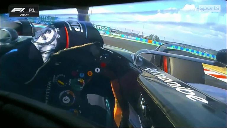 Nicholas Latifi's helmet camera gives us a driver's eye view of a lap around the Hungaroring in Practice One