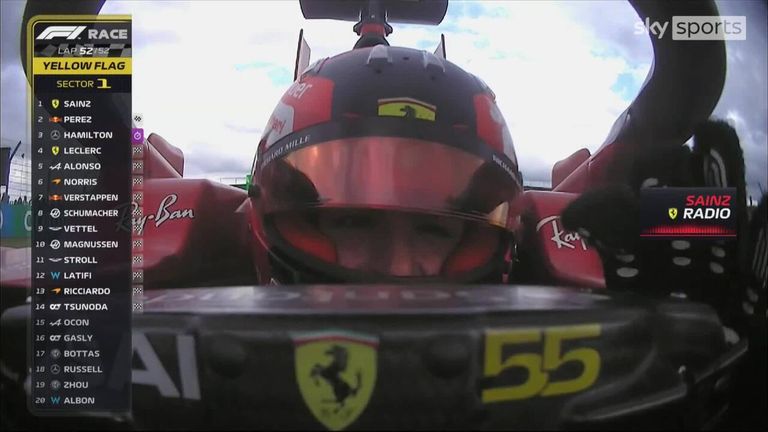 Ferrari's Carlos Sainz secured his first Formula One win in a thrilling British Grand Prix.