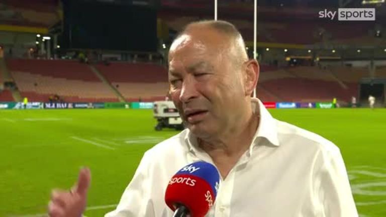 Eddie Jones tells Sky Sports the pressure is now 