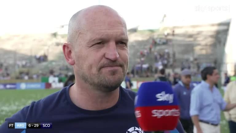 Scotland head coach Gregor Townsend says his team showed their unity as they set up a series decider with a comprehensive victory over Argentina