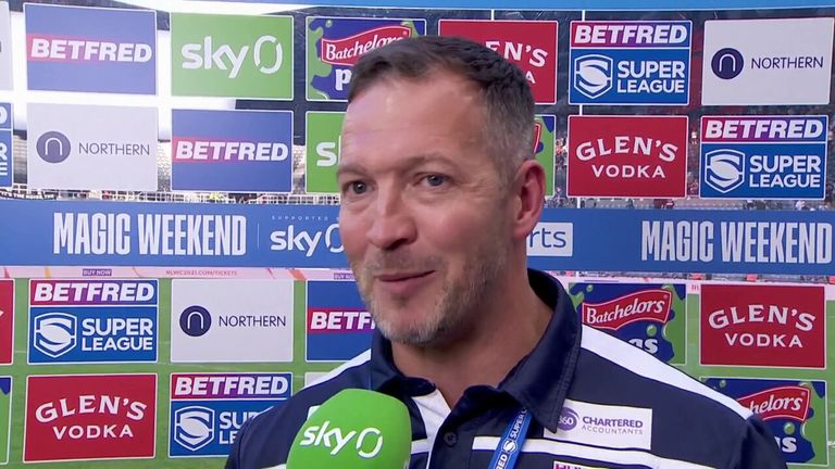 Hull KR interim head coach Danny McGuire says his players 'did the badge proud' despite being narrowly defeated by their rivals Hull FC.