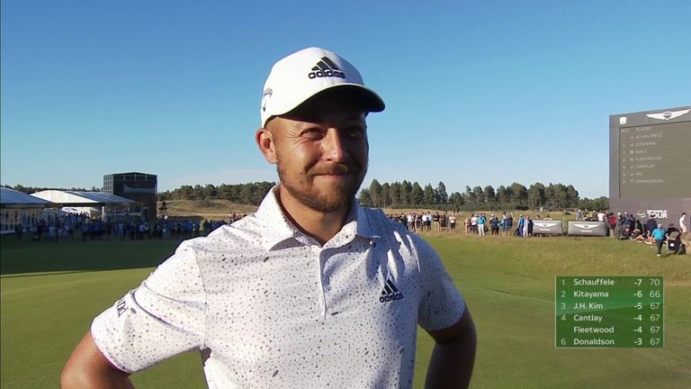 Xander Schauffele says winning the Scottish Open win is extra special but it was an incredibly stressful day.