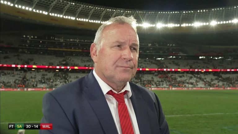 Wales head coach Wayne Pivac says he can't fault the effort of his players, despite falling short in their series-decider against South Africa 