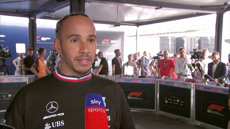 Lewis Hamilton ha avuto un problema con il DRS durante le qualifiche, ma si è congratulato con George Russell per la sua prima pole in F1.