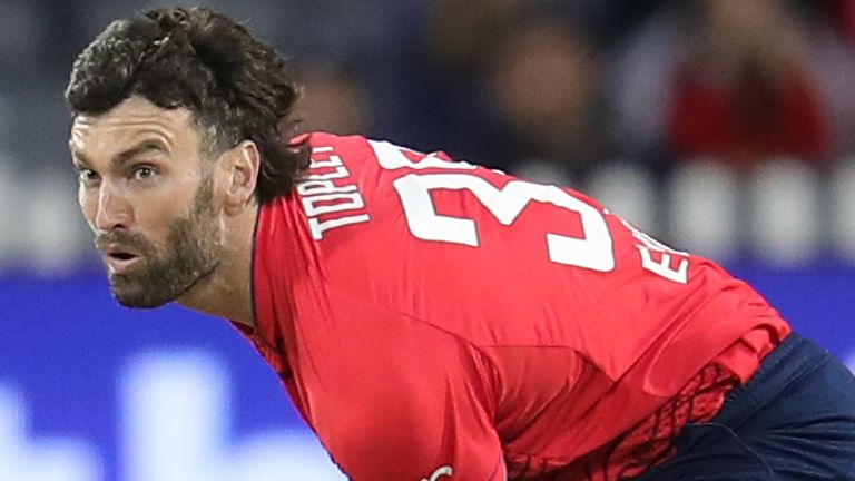 Reece Topley has emerged as an injury suspect for England due to a flipped ankle 