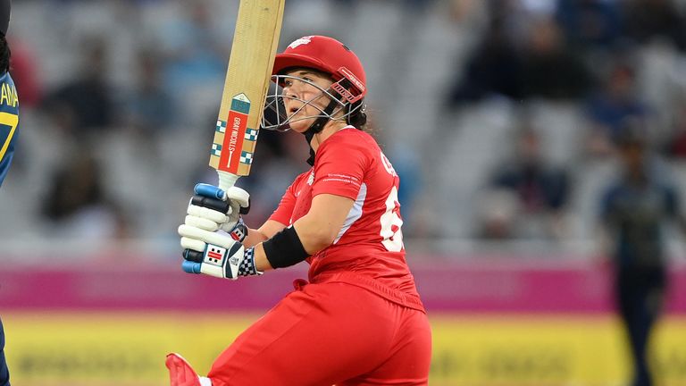 Alice Capsey led the way with the bat as England defeated Sri Lanka