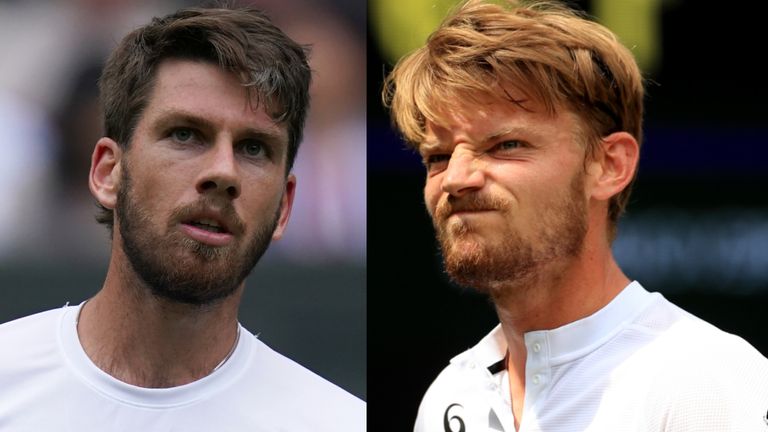 Cameron Norrie and David Goffin will meet for a place in the semi-finals at Wimbledon