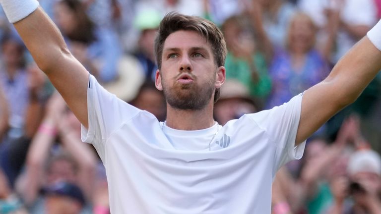This is the first time Norrie has made the second week of a Grand Slam in his career