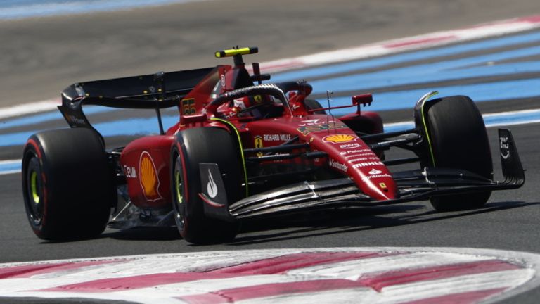 Carlos Sainz fue el más rápido en la segunda práctica del GP de Francia